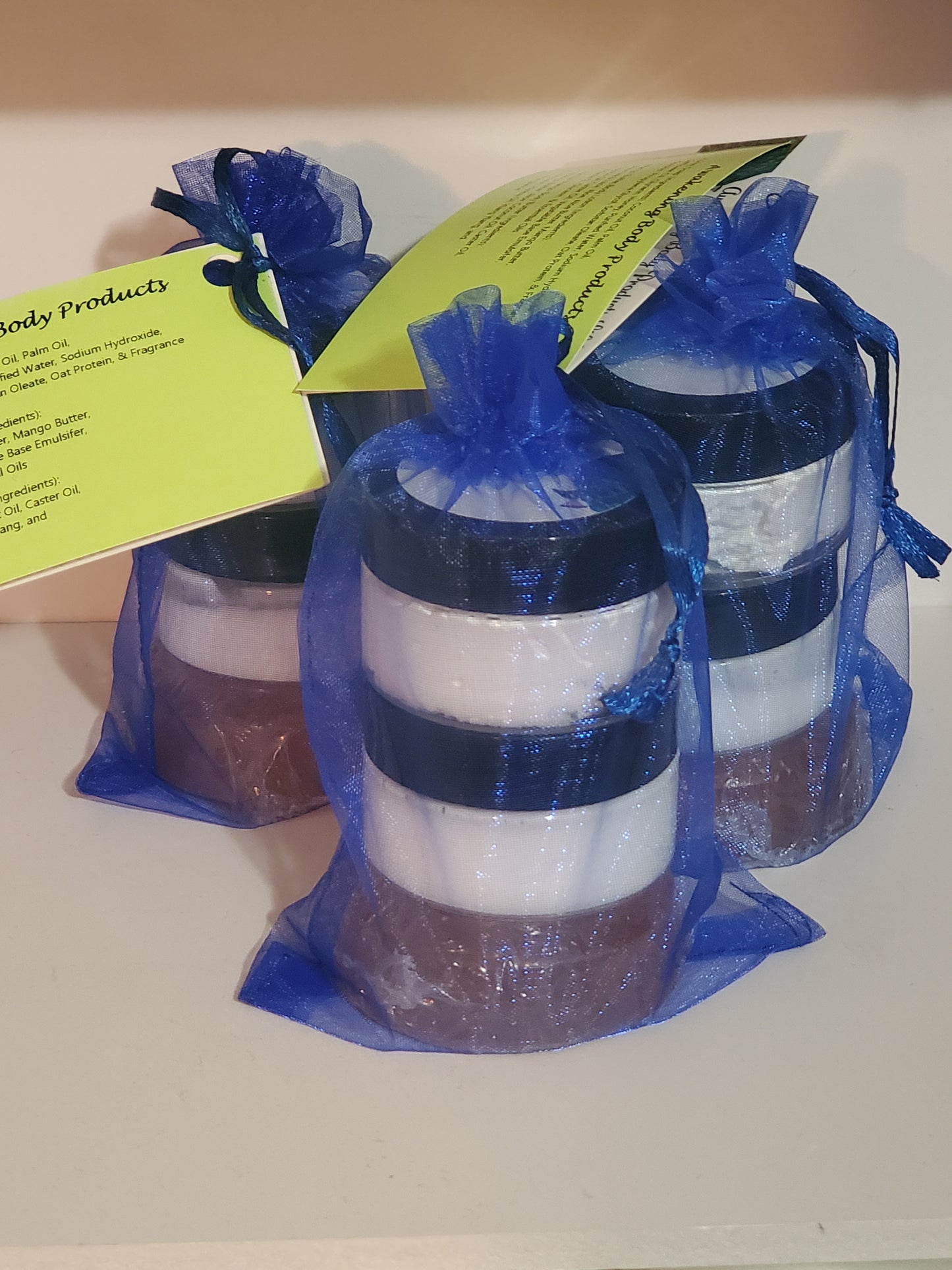 Sample Bag: Lotion, Body Butter, & Soap